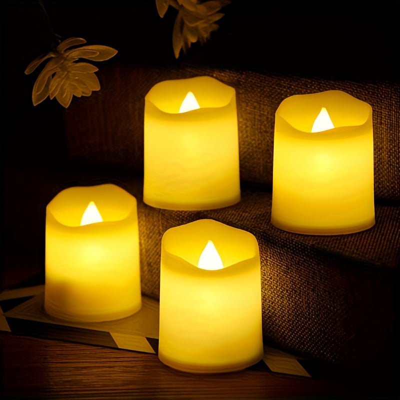 CALMCANDLE – Flameless LED tealights with warm flickering effect for safe ambiance