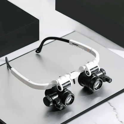 CLARIVIEW – Adjustable LED Magnifying Glasses for Reading & Jewelry Work