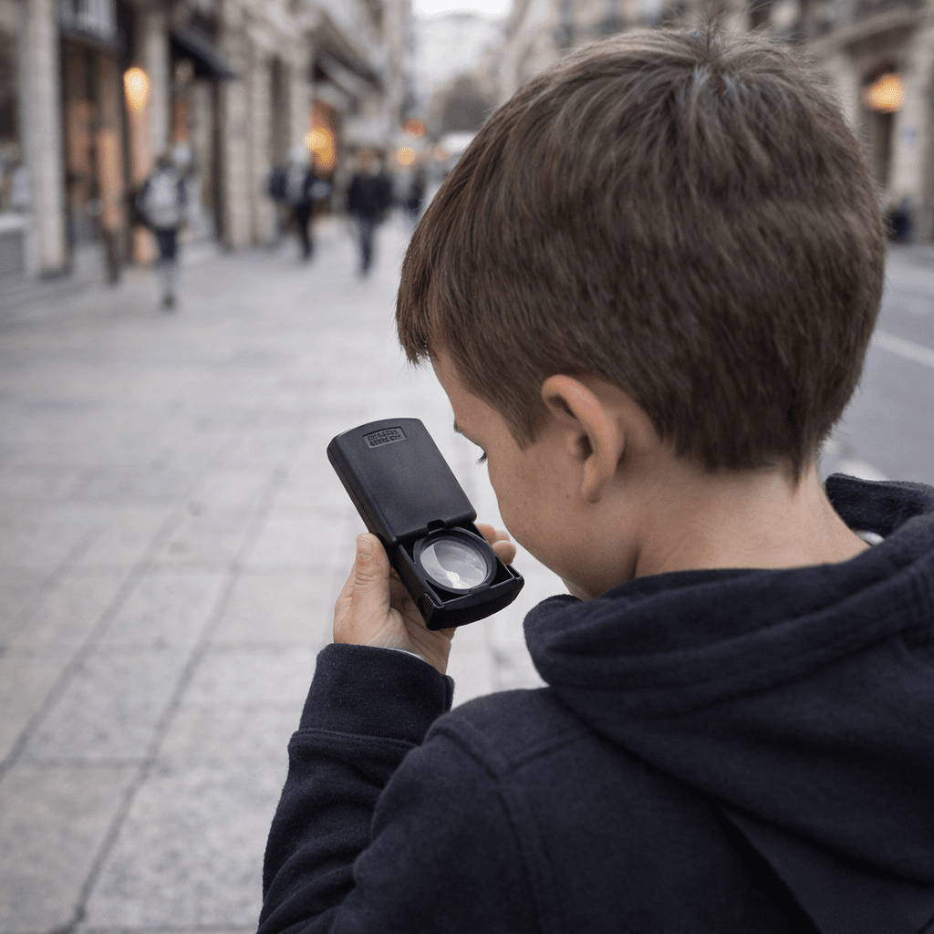 DETAILSCOPE – 30x illuminated handheld magnifier for precise inspections