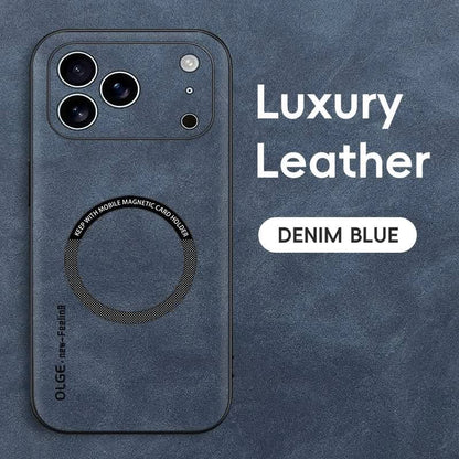 MAGHIDE – Premium Leather MagSafe Case for iPhone 11-17 Series