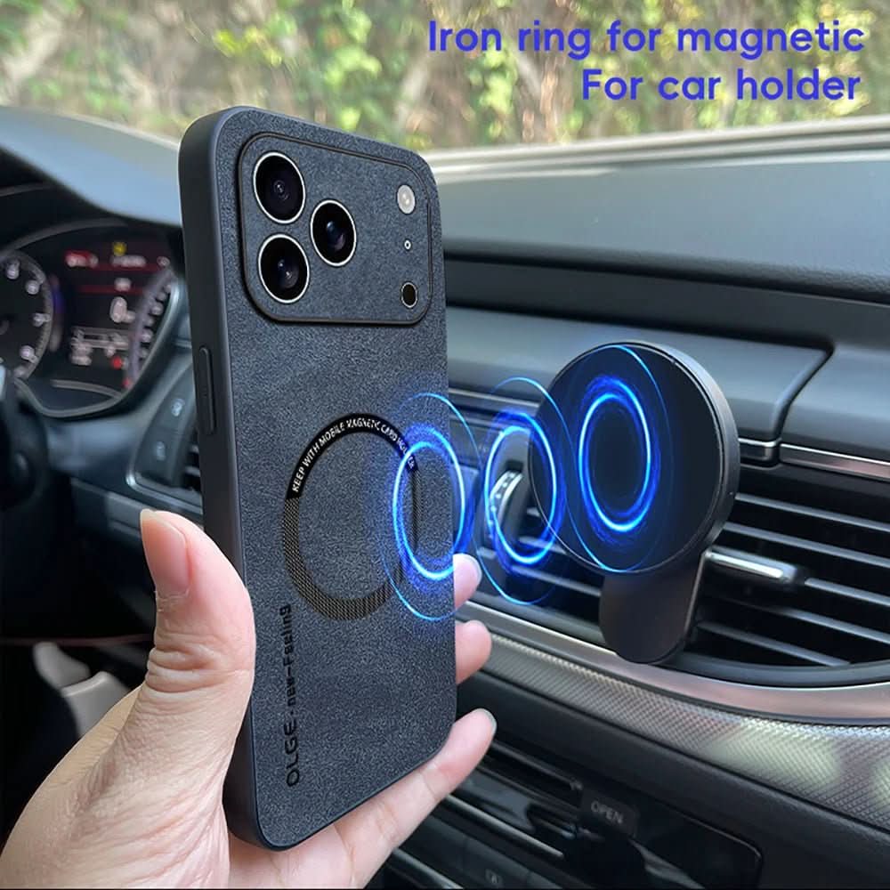 MAGHIDE – Premium Leather MagSafe Case for iPhone 11-17 Series