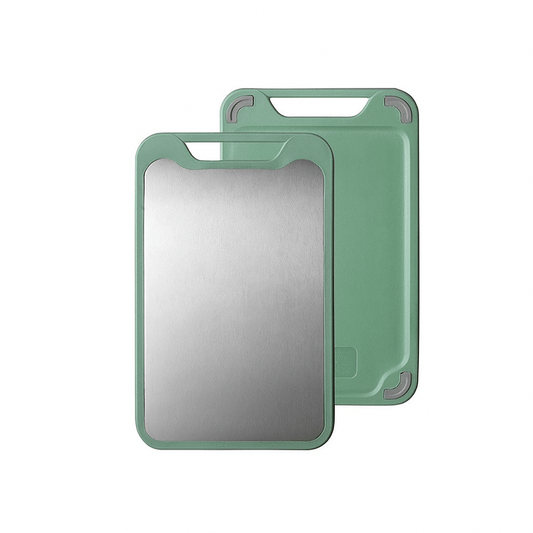 LATTEA PRO – Durable stainless steel cutting board, usable on both sides & non-stick