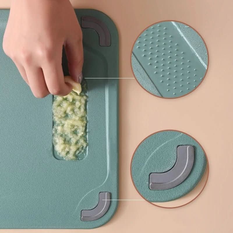 LATTEA PRO – Durable stainless steel cutting board, usable on both sides & non-stick