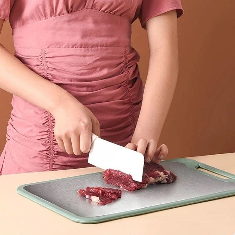 LATTEA PRO – Durable stainless steel cutting board, usable on both sides & non-stick