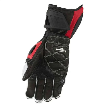 MOTOLEATHER GLOVES - Motorbike gloves made of leather with protective padding & breathable perforation