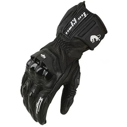 MOTOLEATHER GLOVES - Motorbike gloves made of leather with protective padding & breathable perforation