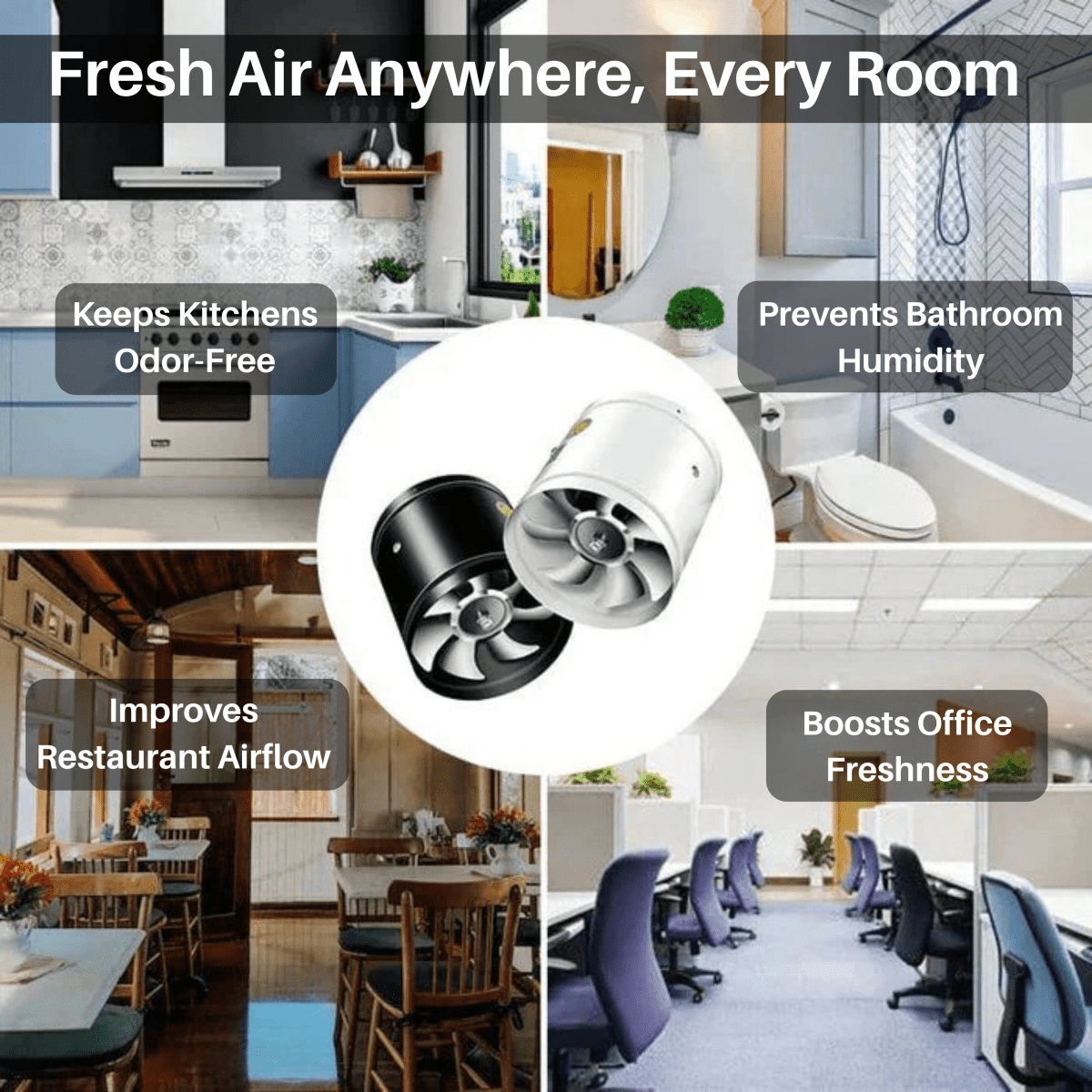 VENTURA – Powerful extractor fan for fresh air