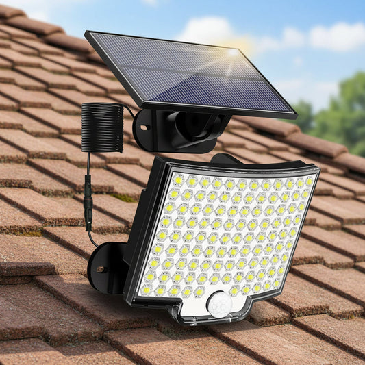 Helionex GuardLight Solar Lamp | Motion Sensor LED Outdoor Light | Weatherproof Solar Security Lighting for Home & Garden