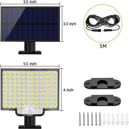 Helionex GuardLight Solar Lamp | Motion Sensor LED Outdoor Light | Weatherproof Solar Security Lighting for Home & Garden