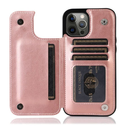 LEDERWALLET - Elegant smartphone case with card slots