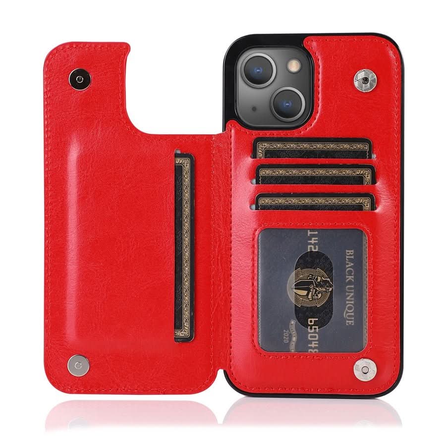 LEDERWALLET - Elegant smartphone case with card slots