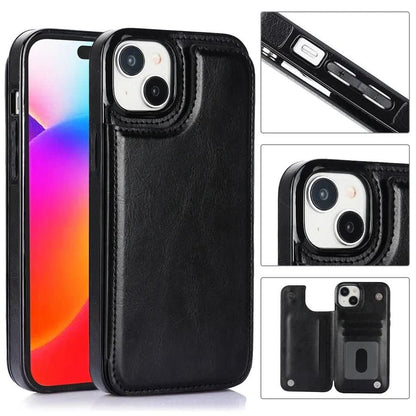 LEDERWALLET - Elegant smartphone case with card slots