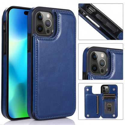 LEDERWALLET - Elegant smartphone case with card slots