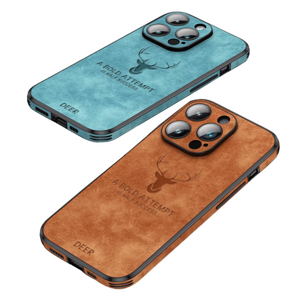 LuxeShield – Leather iPhone Case with Shock Protection & Elegant Design