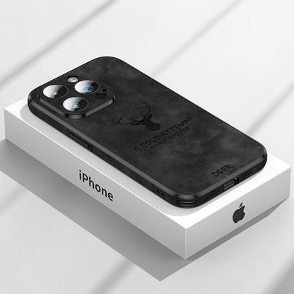 LuxeShield – Leather iPhone Case with Shock Protection & Elegant Design