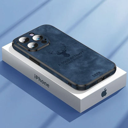 LuxeShield – Leather iPhone Case with Shock Protection & Elegant Design