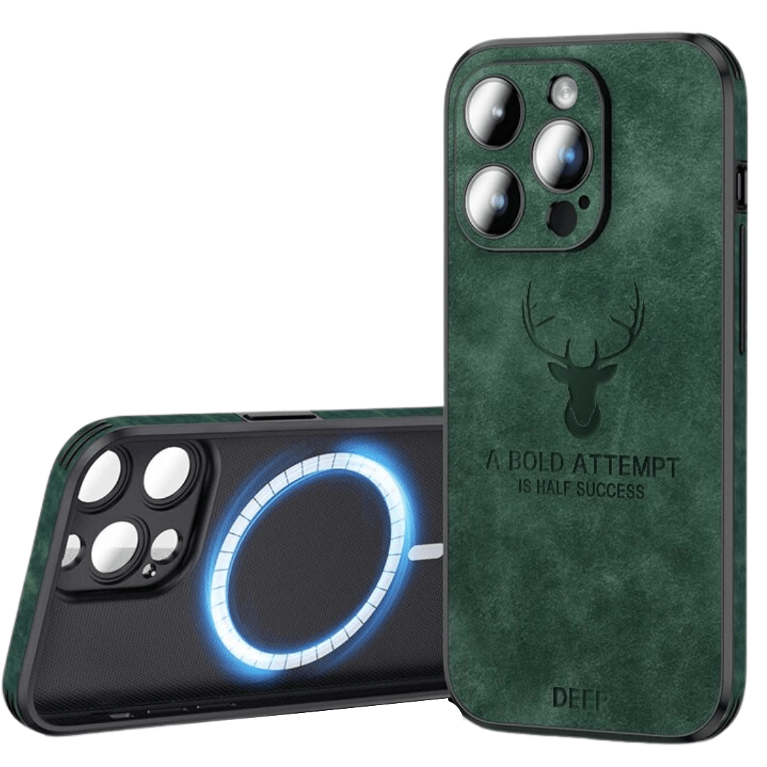 LuxeShield – Leather iPhone Case with Shock Protection & Elegant Design