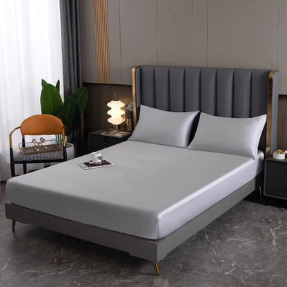 SILKLYRA – Elegant Fitted Sheet Made of Mulberry Silk with Deep Pocket