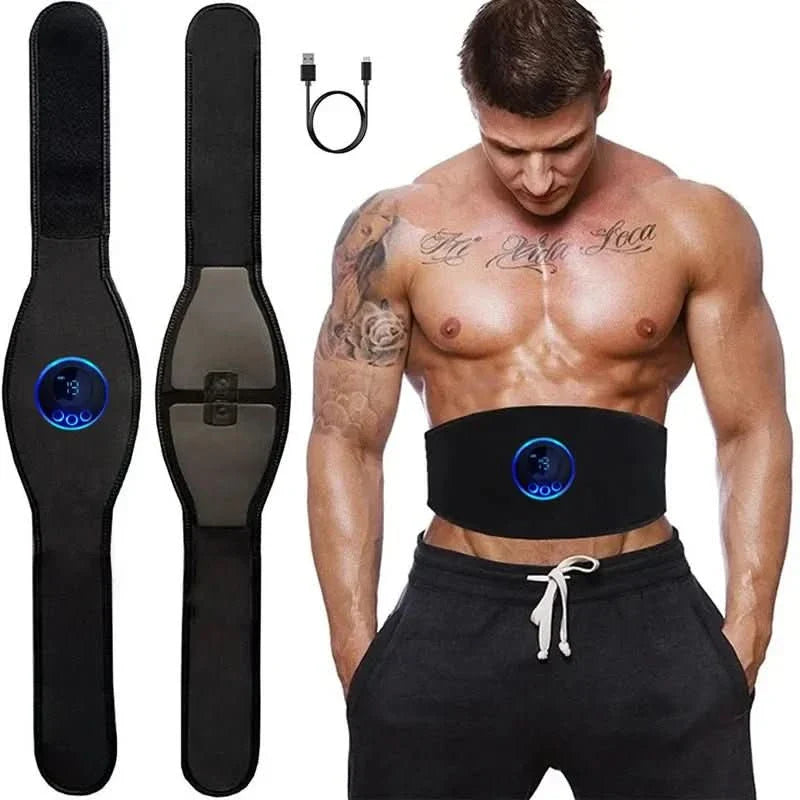 EMS abdominal muscle trainer - effective muscle training without workout stress
