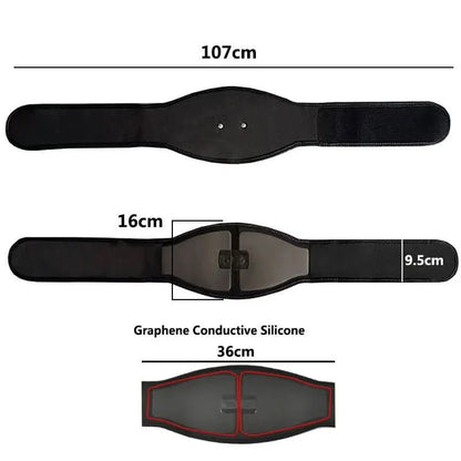 EMS abdominal muscle trainer - effective muscle training without workout stress
