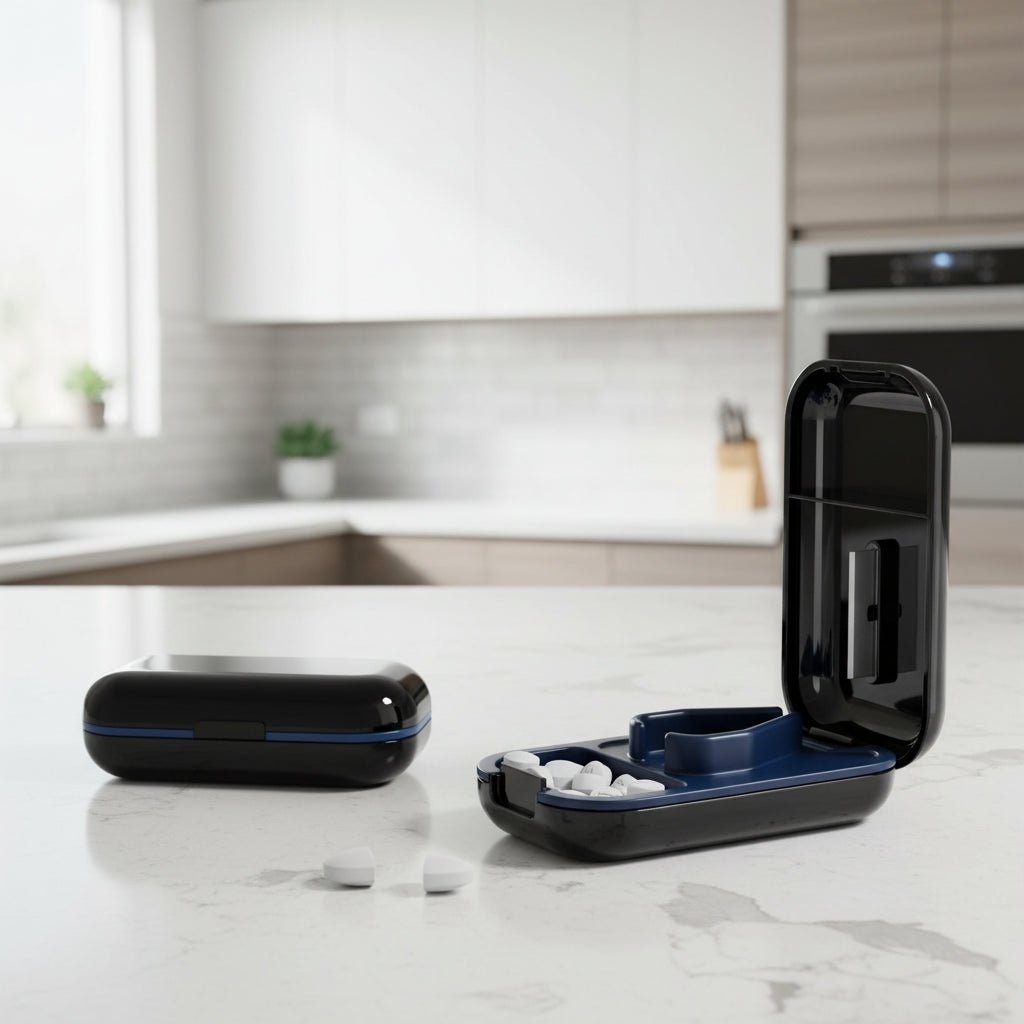 CAREEDGE – Safe Pill Cutter with Invisible Storage Box