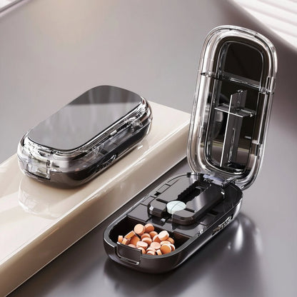 CAREEDGE – Safe Pill Cutter with Invisible Storage Box