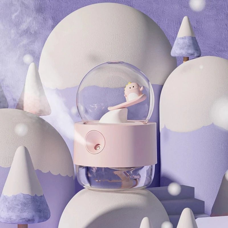 MISTMELO – Cute wireless rechargeable humidifier with music box and night lamp