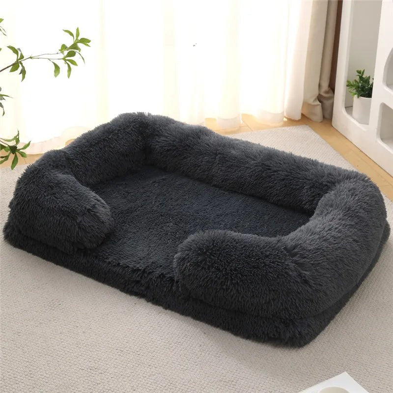 COZYPEDIC – Memory Foam Dog Bed with Plush Side Supports