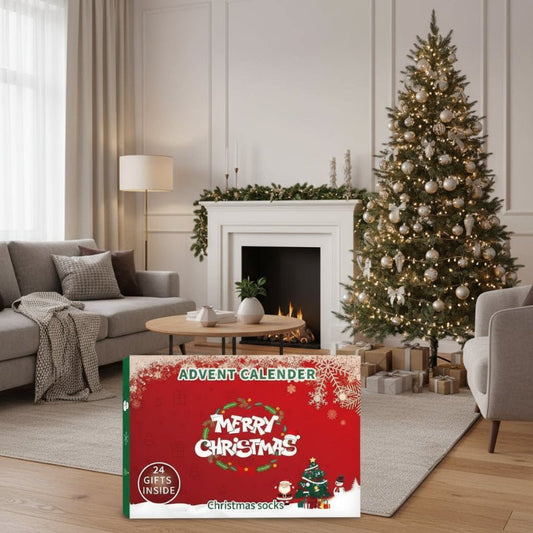 GIFTFEET 2025 – 24-day Advent calendar with Christmas socks for adults
