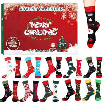 GIFTFEET 2025 – 24-day Advent calendar with Christmas socks for adults