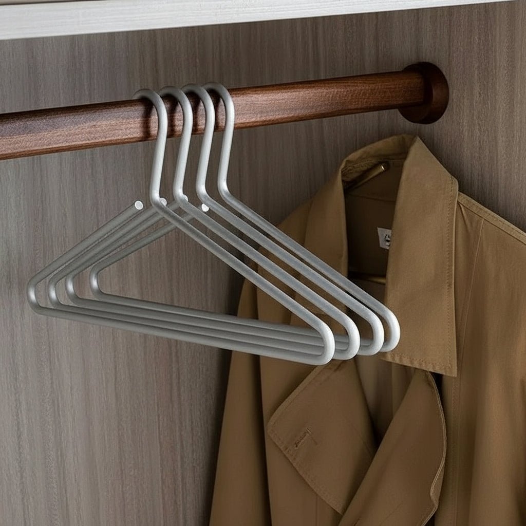 SILKGOLDEN – Elegant Gold/Silver Hanger Set for Neat & Space-Saving Home Wardrobes