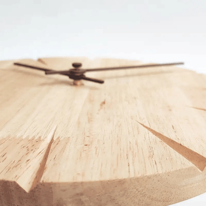 EASETIME – Elegant Wall Clock Made of Solid Wood with Pendulum Mechanism