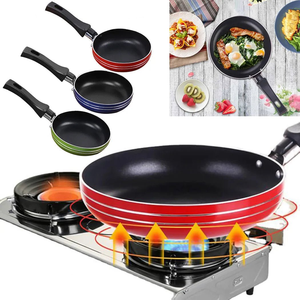 PANLETTE – Non-stick coated mini frying pan set made of stainless steel for healthy cooking