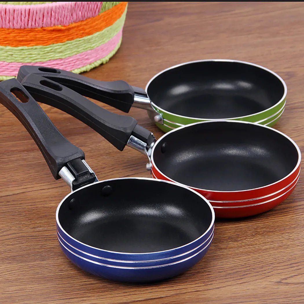 PANLETTE – Non-stick coated mini frying pan set made of stainless steel for healthy cooking