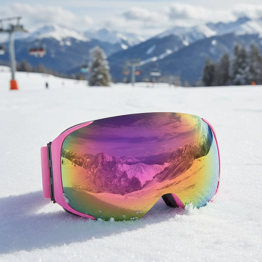 MIRRORMAX SHIFT – Magnetic Premium Ski Goggles with UV400 & Anti-Fog Mirror Optics