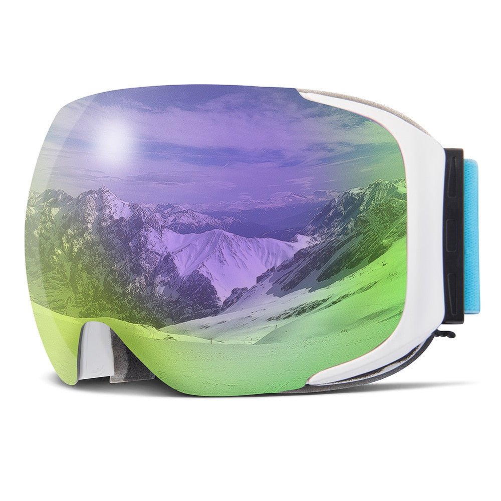 MIRRORMAX SHIFT – Magnetic Premium Ski Goggles with UV400 & Anti-Fog Mirror Optics