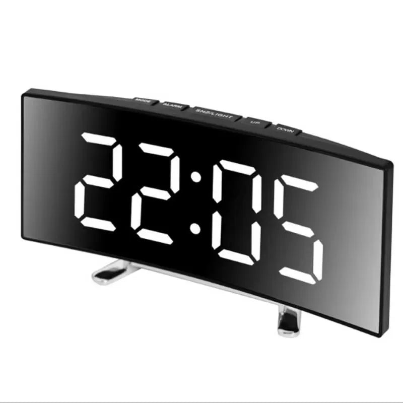 SILENZA – Silent LED Mirror Alarm Clock for Modern Rooms