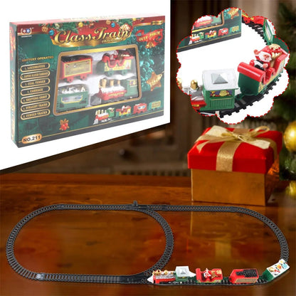FESTIVELOCOMO – Electric Christmas Tree Train with Realistic Details and Quick Assembly