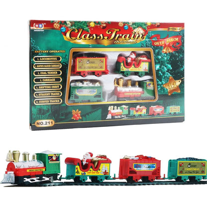 FESTIVELOCOMO – Electric Christmas Tree Train with Realistic Details and Quick Assembly