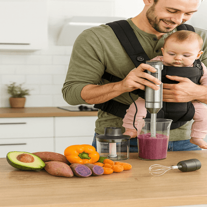 MASTER BLEND – 1000 W 4-in-1 Hand Blender for Effortless Kitchen Performance