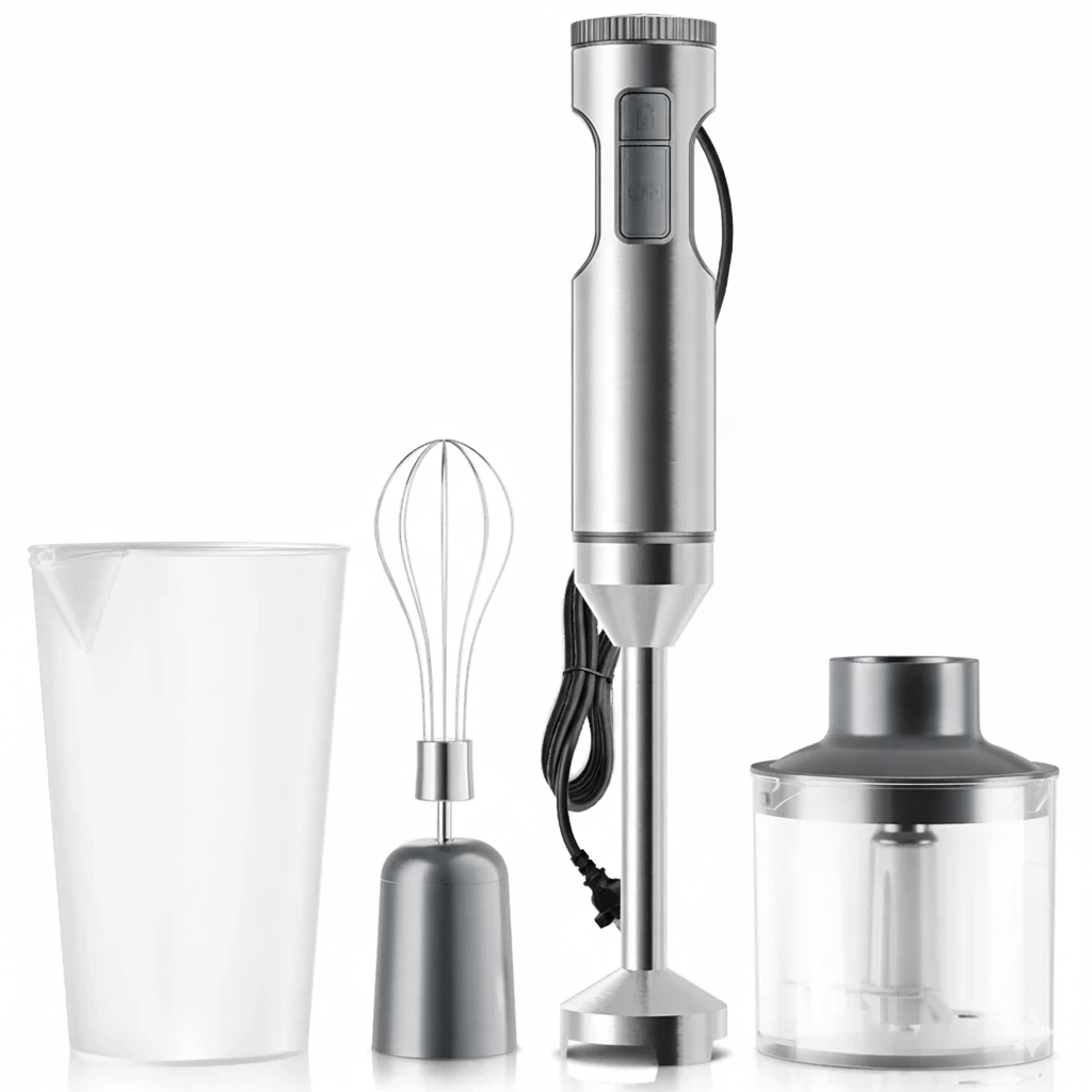 MASTER BLEND – 1000 W 4-in-1 Hand Blender for Effortless Kitchen Performance