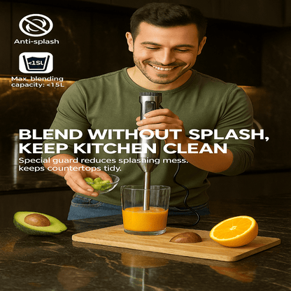 MASTER BLEND – 1000 W 4-in-1 Hand Blender for Effortless Kitchen Performance
