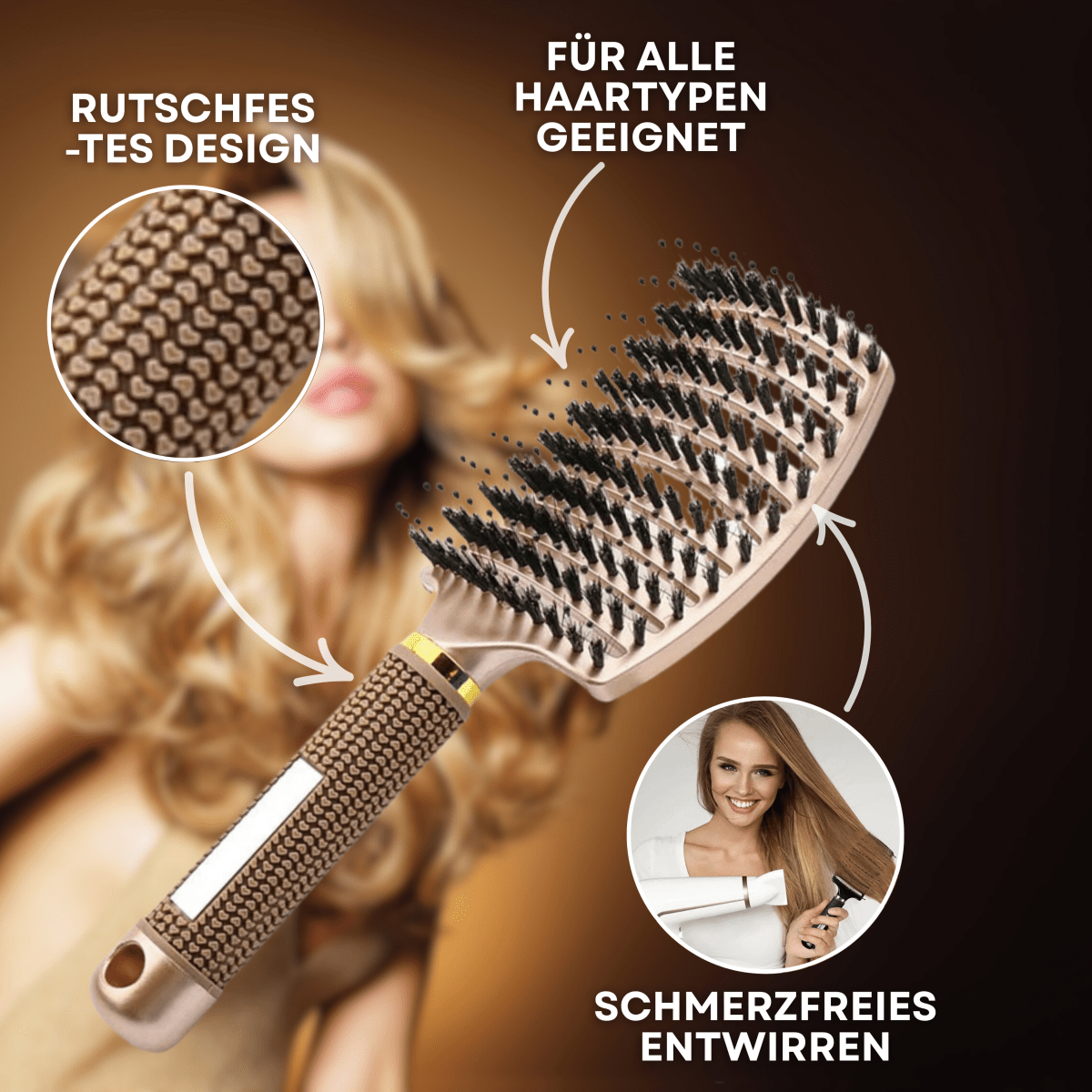 Magical Brush - painless hairbrush for shine & healthy hair