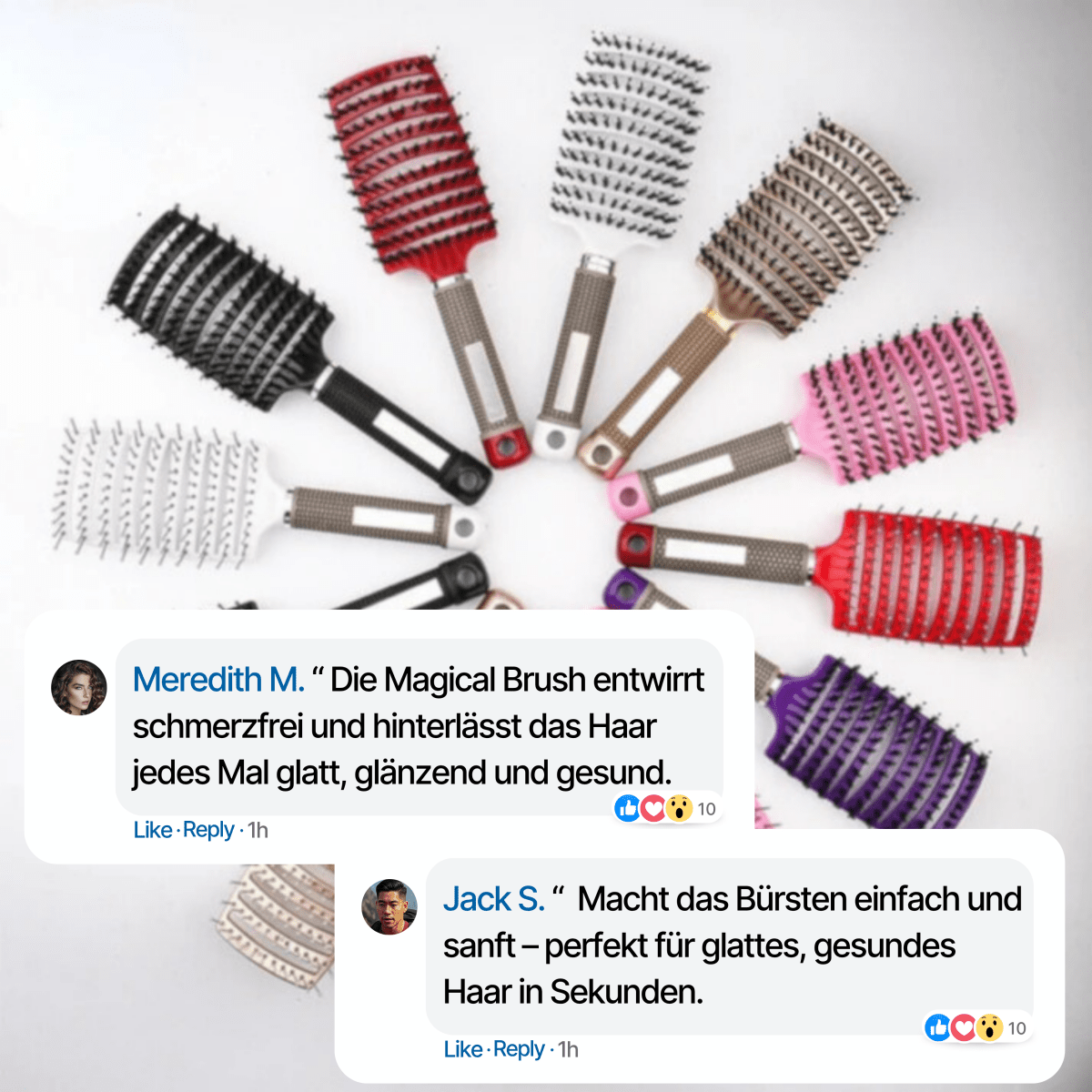 Magical Brush - painless hairbrush for shine & healthy hair