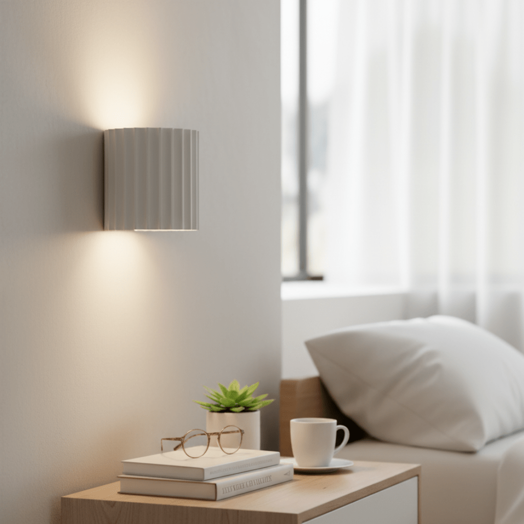 NordicGlow resin wall light - Minimalist & energy-efficient for stylish rooms