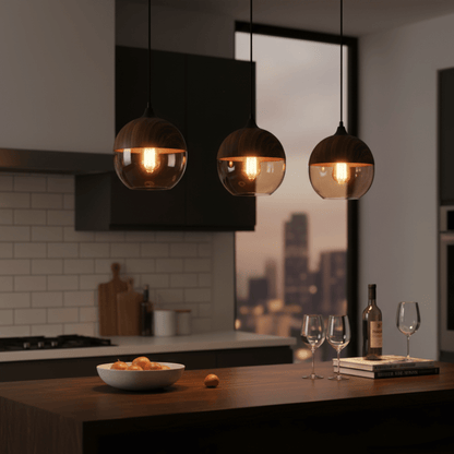 SCANDILUX – Minimalist Wooden Ceiling Light for Modern Interiors