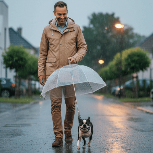 Rainguard Umbrella - Transparent umbrella for dogs