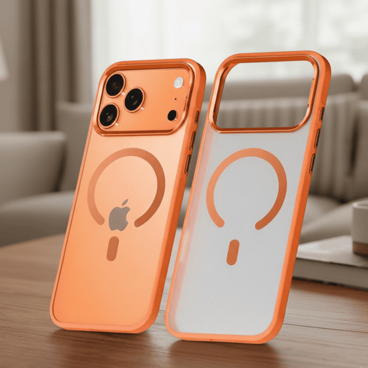METAMAG – Shockproof matte case with metallic lens rim design
