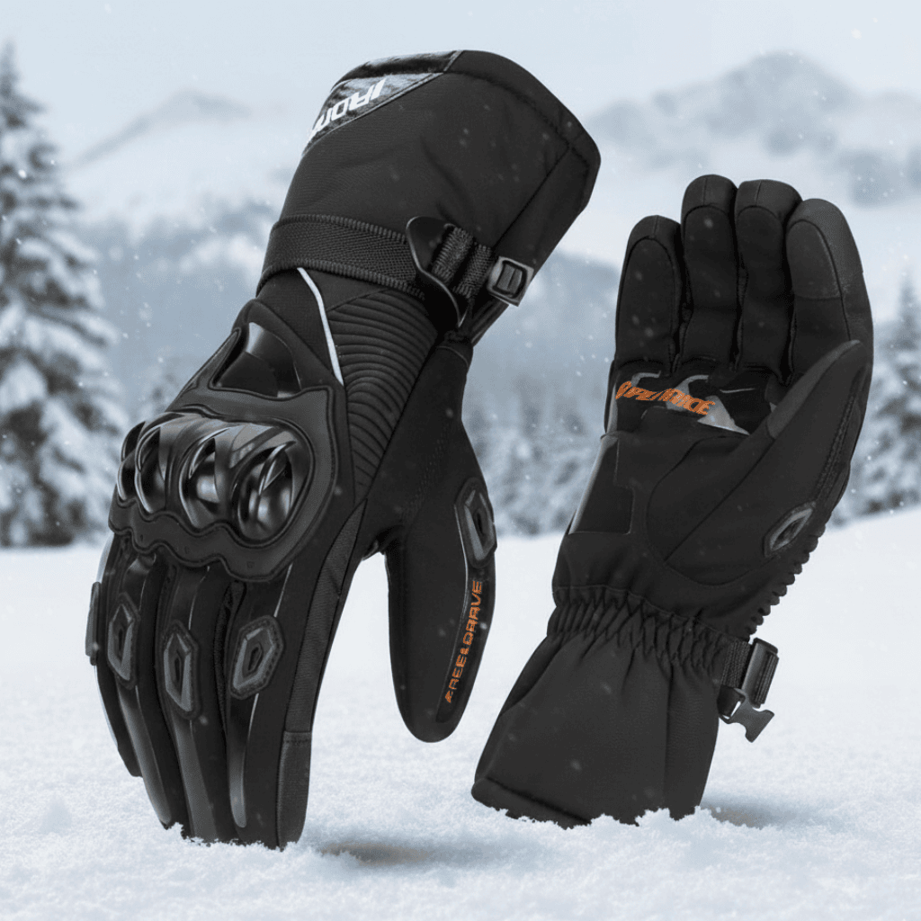 Thermo Grip - Waterproof, insulated motorbike gloves for winter riding