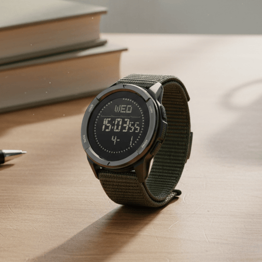 OUTDOORTIME – Sports watch with carbon design for adventure